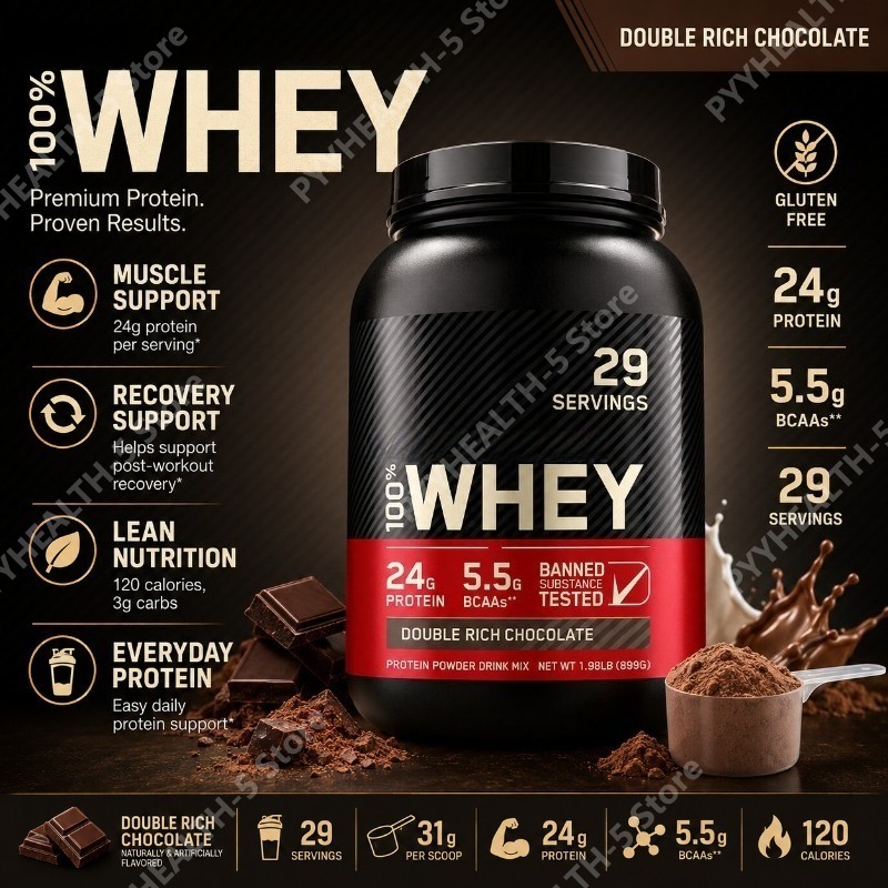 Whey Protein Powder Double Ric - Fitness Nutrition Whey Protein 评论和价格