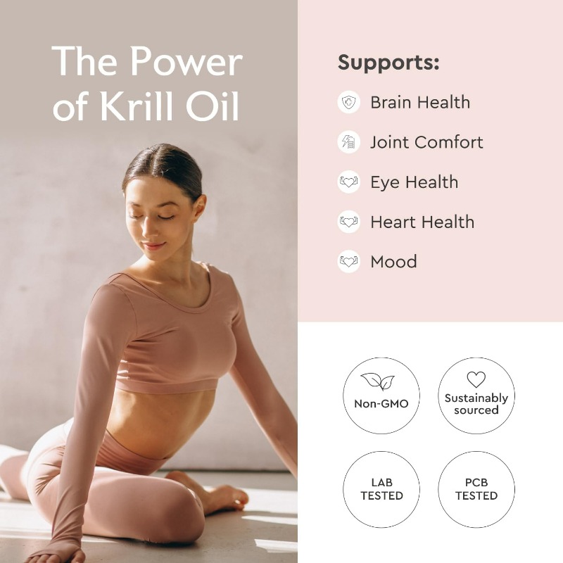 Antarctic Krill Oil 500mg Phos - Krill Oil Supplement 评论和价格