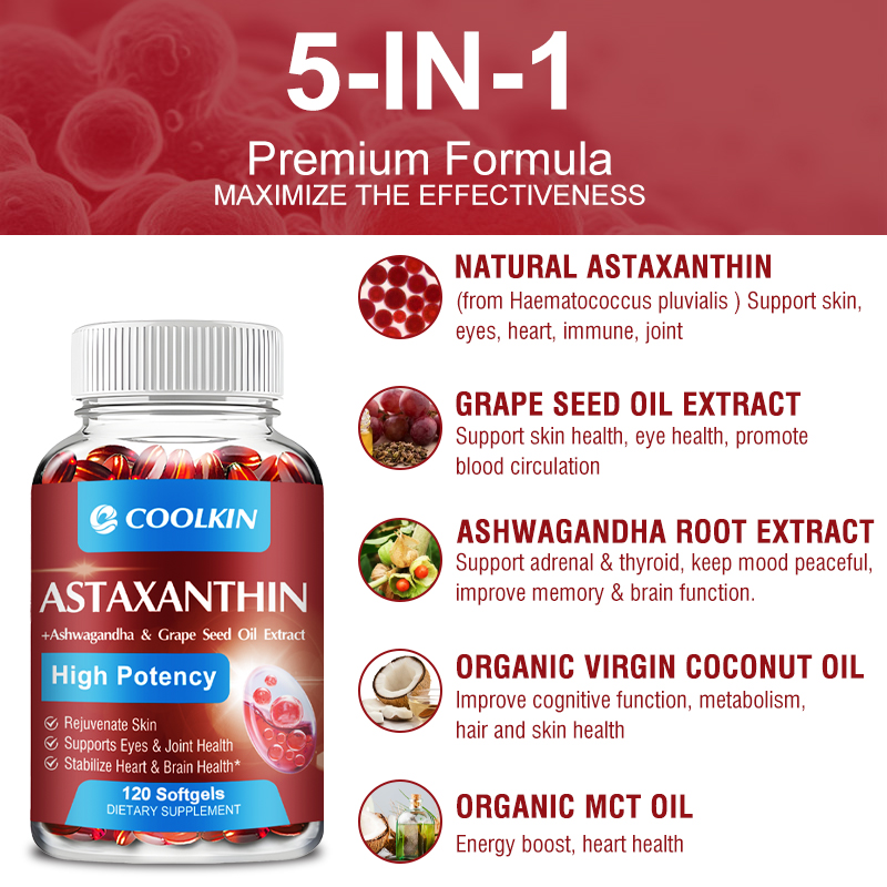 Astaxanthin Supplement with Gr - Mct Oil Coconut 评论和价格