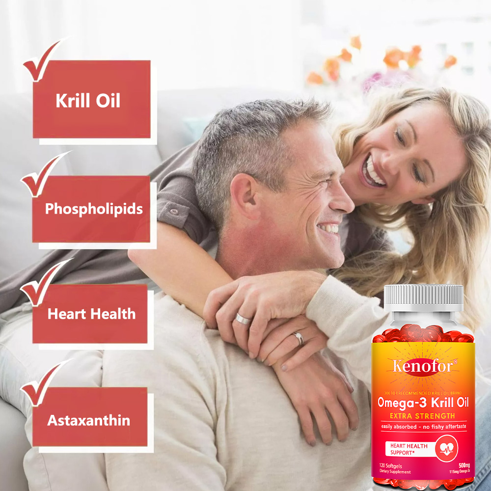 Antarctic Krill Oil 500mg Omeg - Krill Oil Supplement 评论和价格