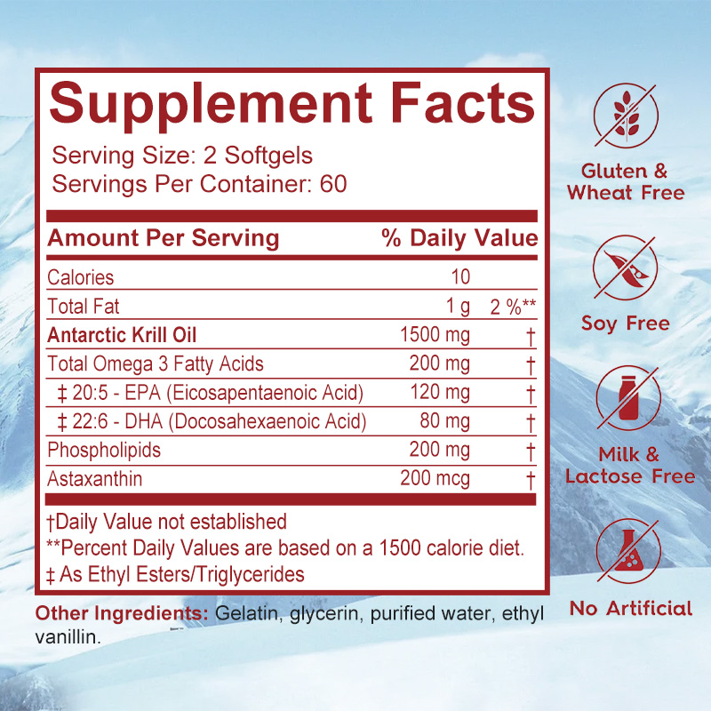 Antarctic Krill Oil Supplement - Krill Oil Supplement 评论和价格