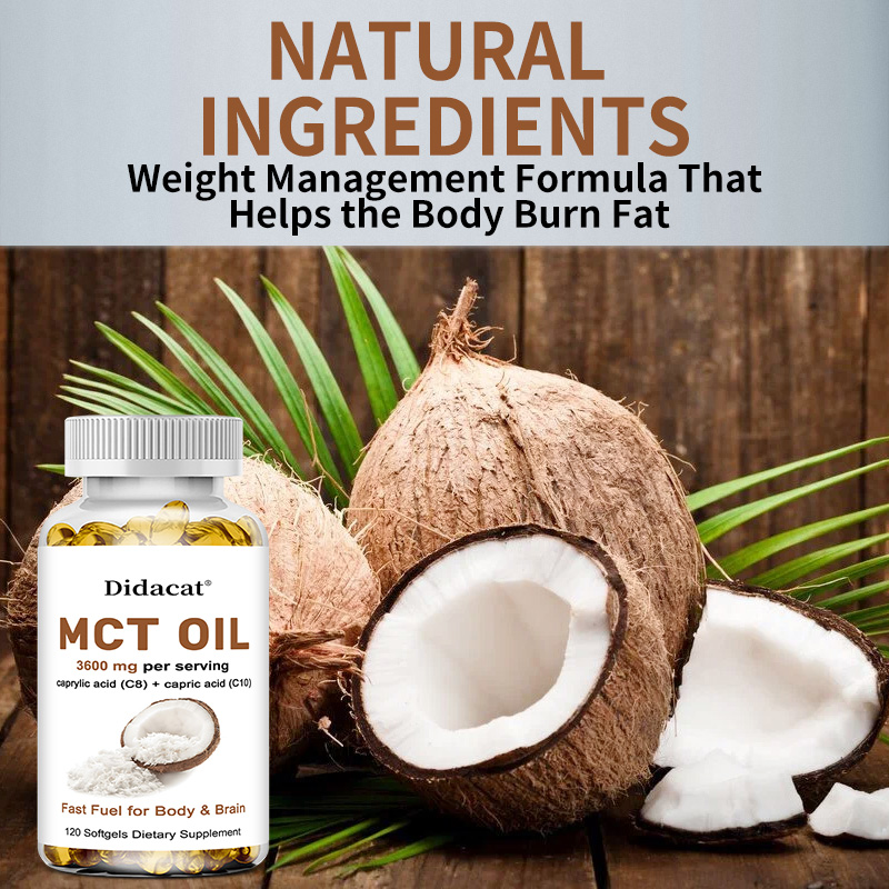 MCT Oil 3600 mg C8 C10 Capsule - Mct Oil Coconut 评论和价格