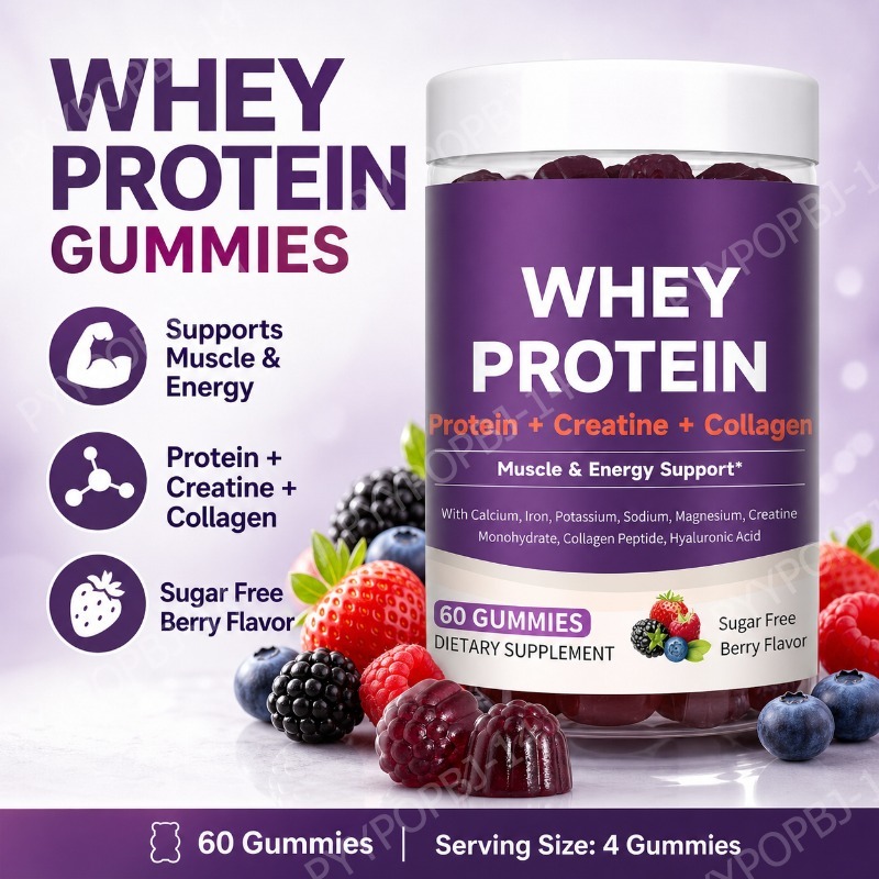 Protein Gummies with Whey Crea - Fitness Nutrition Whey Protein 评论和价格