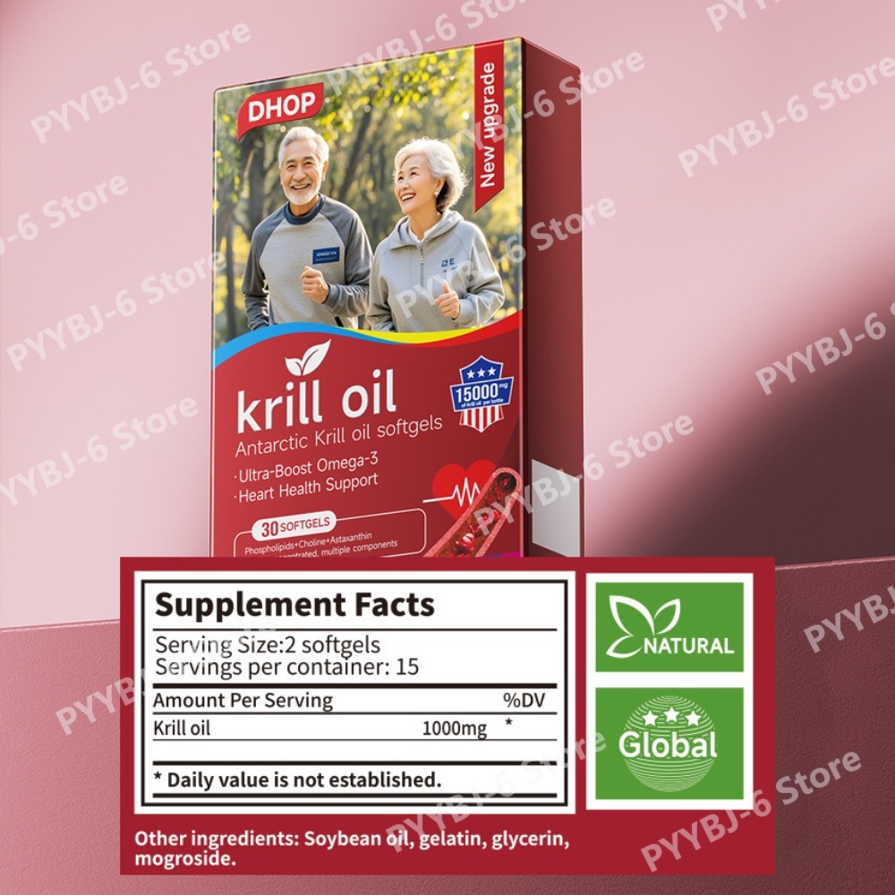 Antarctic Krill Oil 15000mg 30 - Krill Oil Supplement 评论和价格